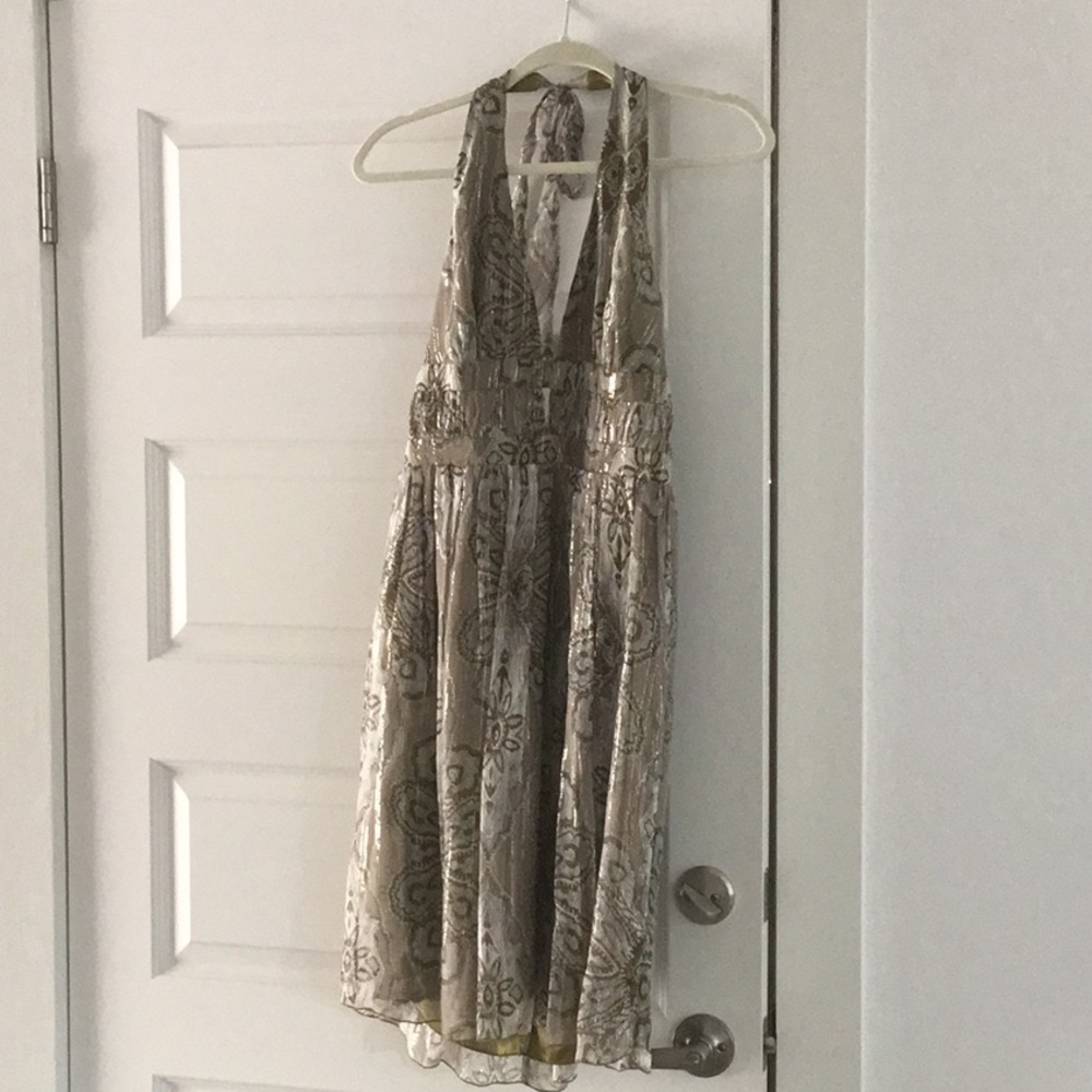 A.B.S. Halter dress by Allen Schwartz